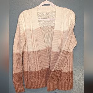 Maurices, S, multi-color pinks/mauve sweater/cardigan